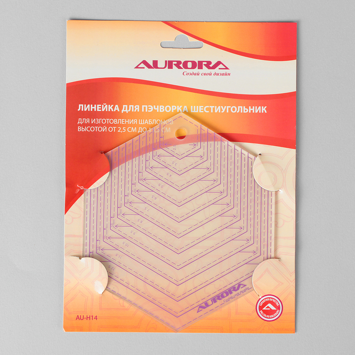 Линейка для пэчворка, 13,5см, цвет прозрачный