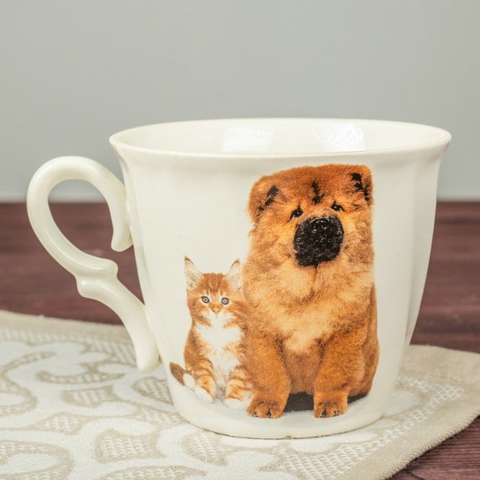 Кружка "Собачки", 0,4 л, микс