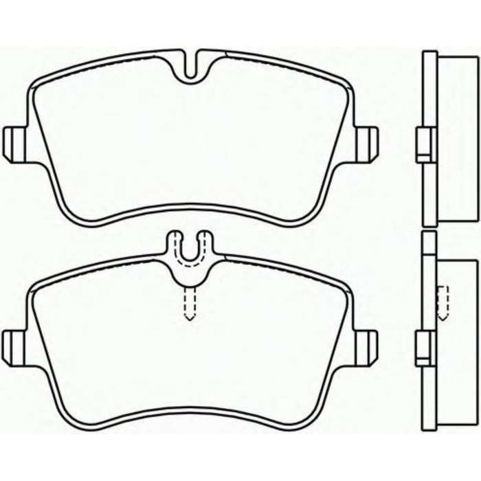Колодки тормозные дисковые BREMBO P50046