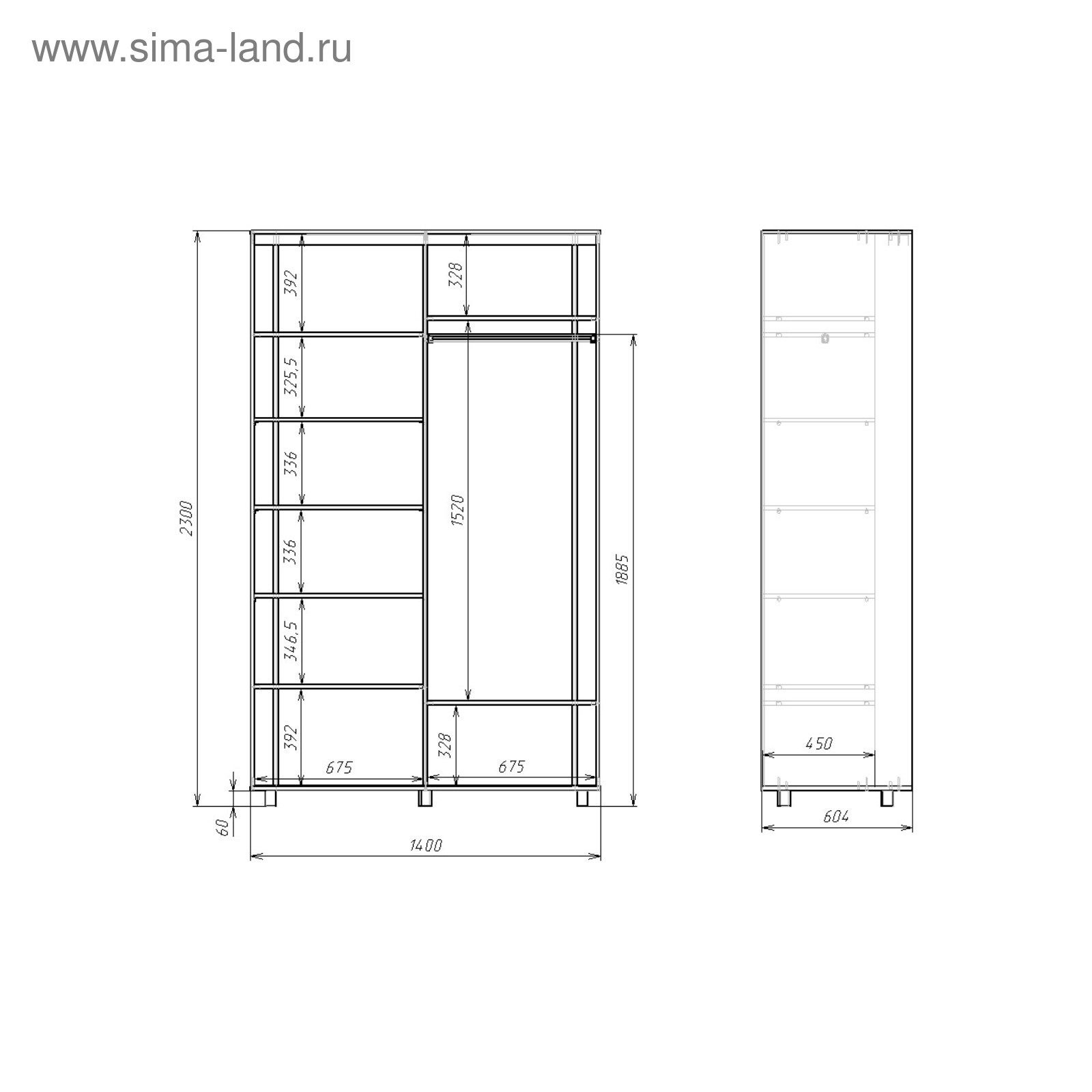 Шкаф купе чертеж автокад