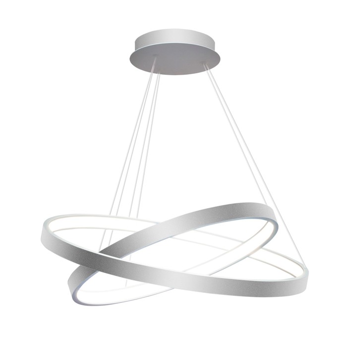 Подвес "Мадока" 50W LED 4000К серебро 50x50x80см