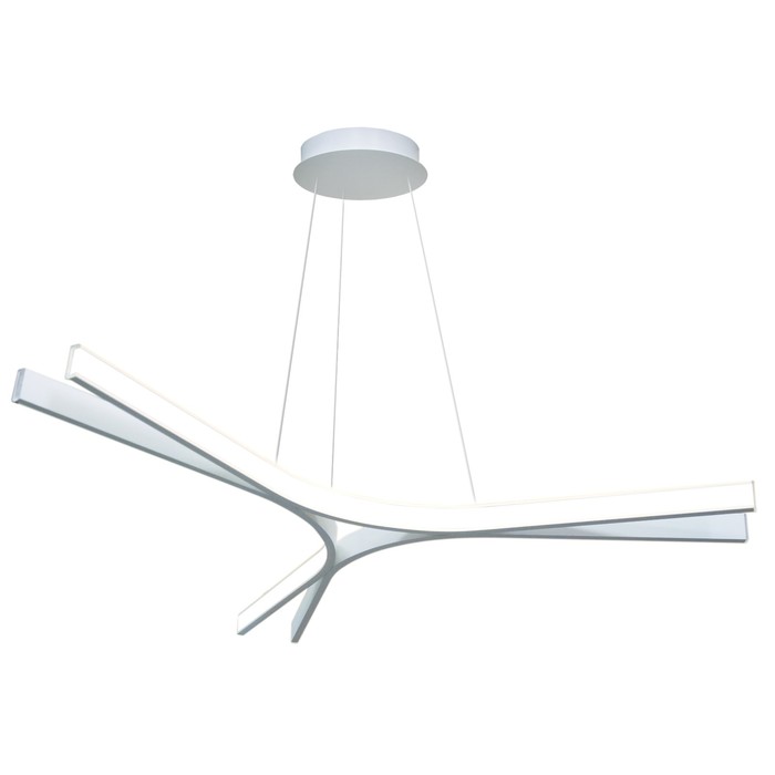 Люстра "Мияко" 40W LED 3000К белый 69x69x56см