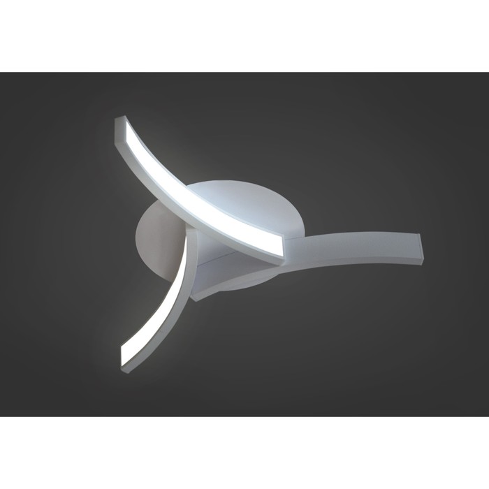 Люстра встраиваемая (Ø11см, H-2,5см) "Камэ" 7W LED 3000К белый 26,5x30x6,5см