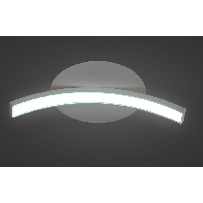 Люстра встраиваемая (Ø11см, H-2,5см) "Морико" 4,5W LED 3000К белый 25x14x6,5см