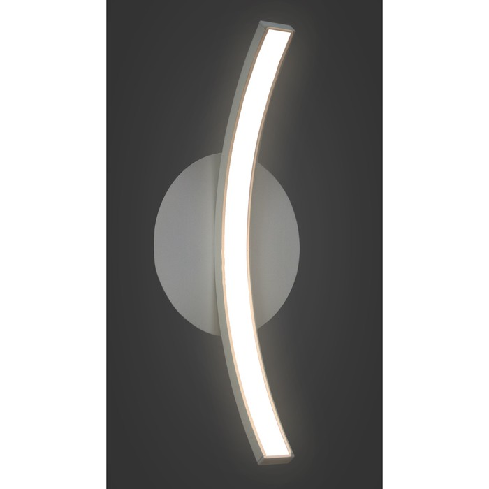 Люстра встраиваемая (Ø11см, H-2,5см) "Морико" 6,5W LED 3000К белый 35,5x14x11см