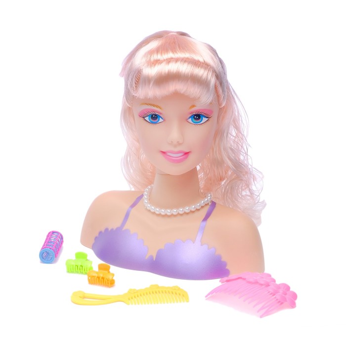 Кукла-манекен для создания причёсок "Маленькая принцесса" с аксессуарами