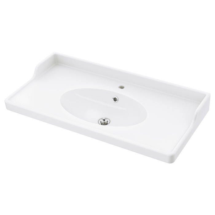 Одинарная раковина РЭТТВИКЕН, белый