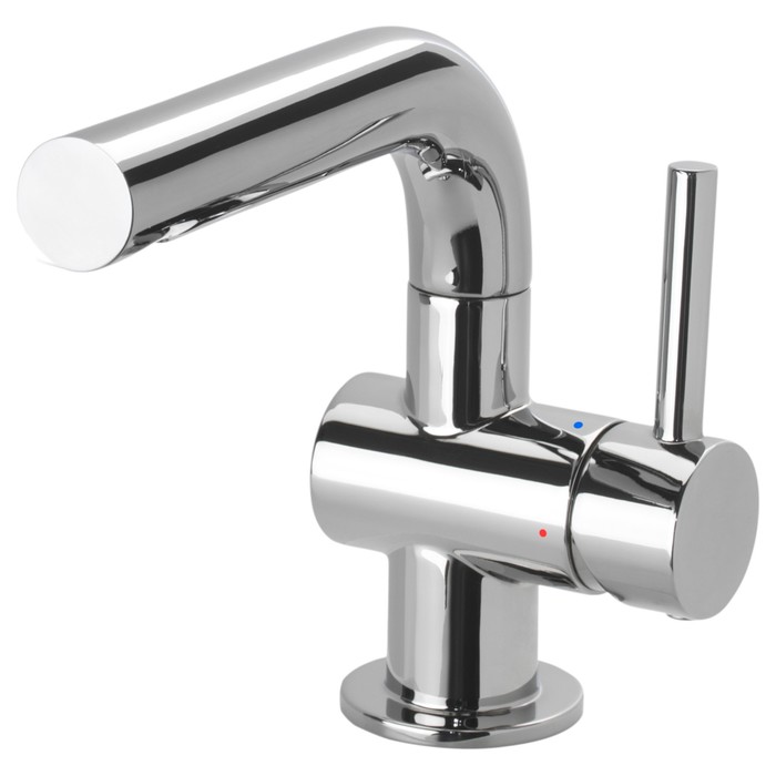 Смеситель для раковины СВЕНШЕР с выпуском, хромированный