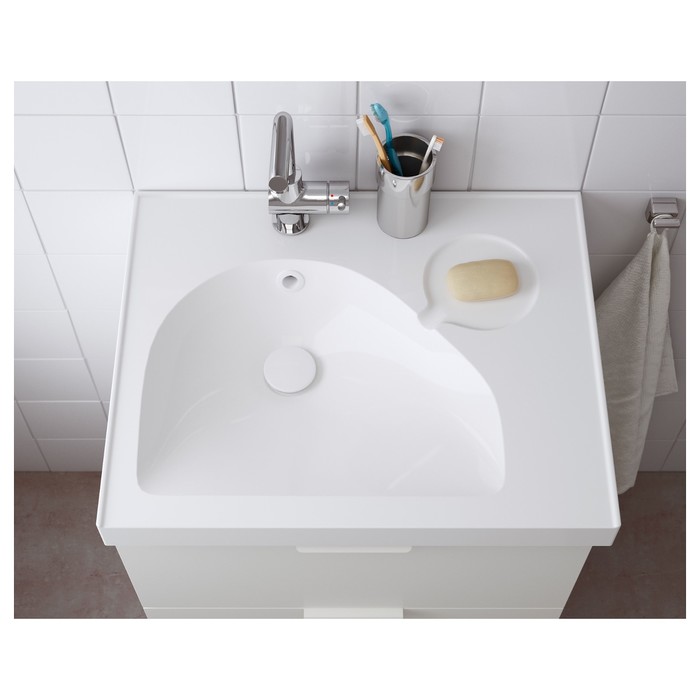 Одинарная раковина ЭДЕБОВИКЕН, белый