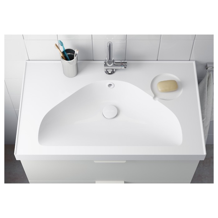 Одинарная раковина ЭДЕБОВИКЕН, белый