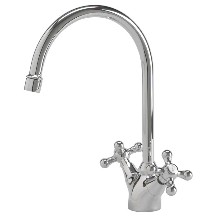 Смеситель кухонный с 2 вентилями ЭДСВИК, хромированный