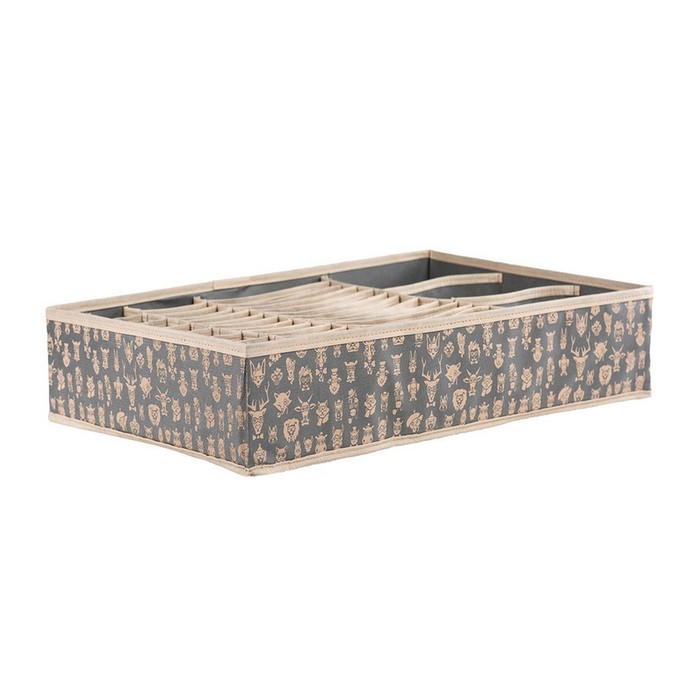 Органайзер для вещей 4 в 1 Hipster Animals 45 секций