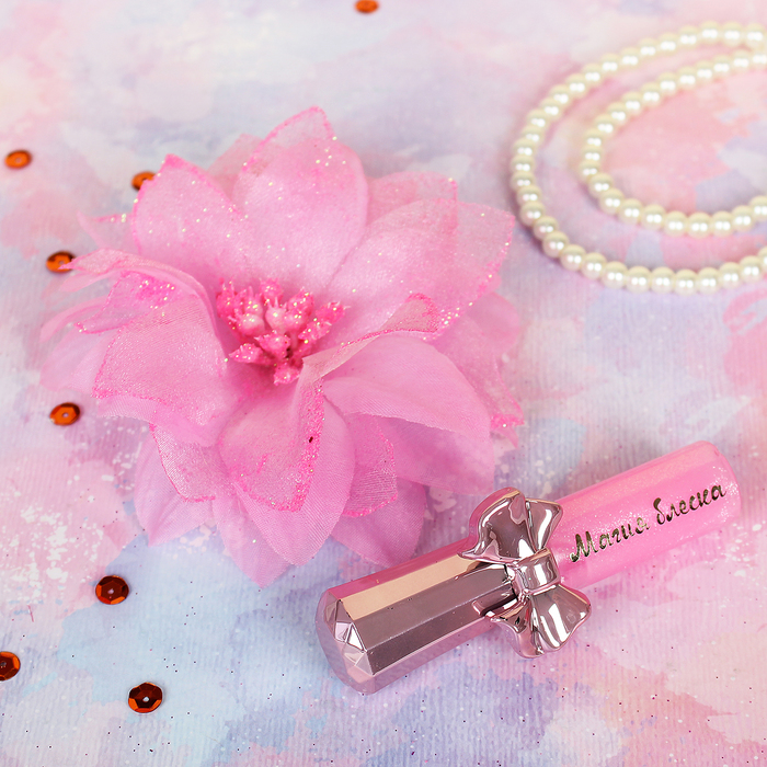 Набор для девочки «Стиль принцессы» (гель клубничный, 250 мл + блеск для губ + резинка для волос )