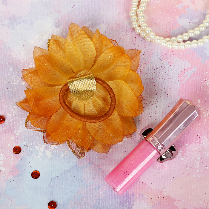 Набор для девочки «Разноцветные мечты» (Гель Абрикосовый+ блеск для губ + резинка д/волос)