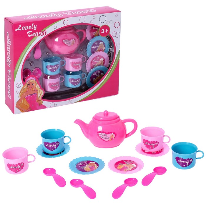 Набор посуды с чайником "Принцесса"