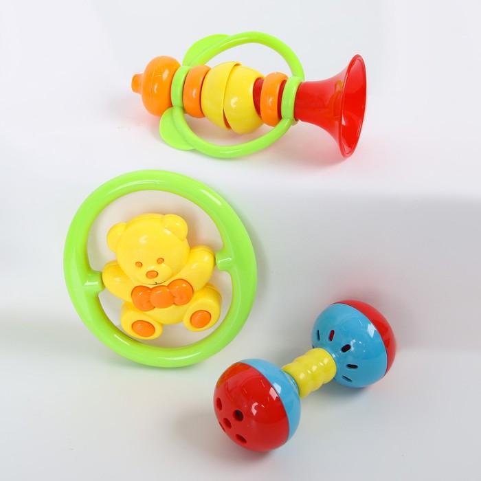 Набор погремушек, 3 шт.