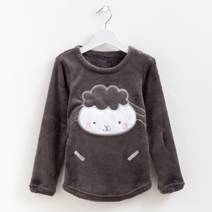 Джемпер детский KAFTAN "Friends" серый, р-р 34, 100% п/э, велсофт