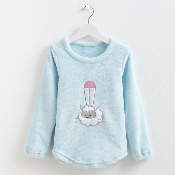 Джемпер детский KAFTAN "Friends" голубой, р-р 34, 100% п/э, велсофт