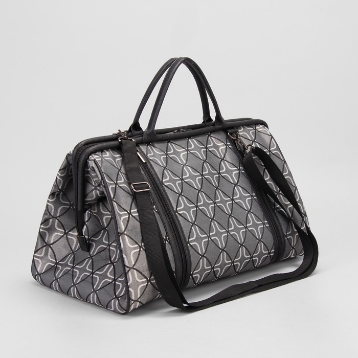 Сумка дорожная «Сетка», 1 отдел на молнии, наружный карман, цвет серый