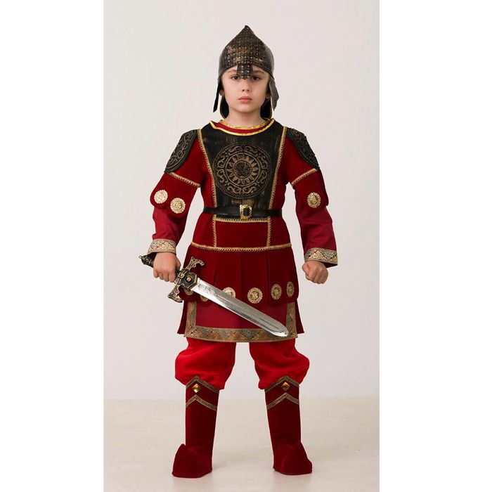 Карнавальный костюм "Добрыня в доспехах", р-р 34, рост 128 см