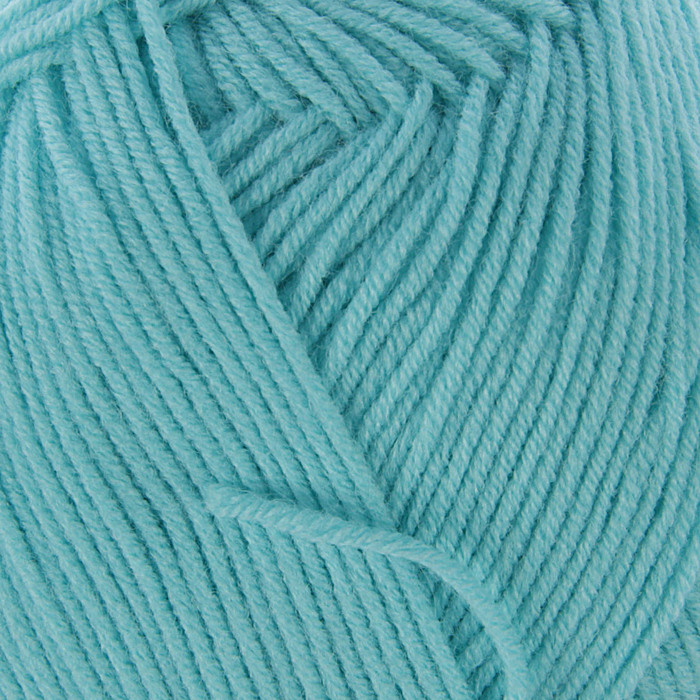 Пряжа "Детская объемная" 100% микрофибра 400м/100гр (222-Голубая бирюза)