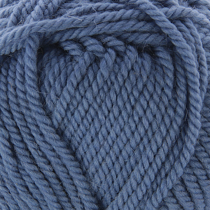 Пряжа "Зимний вариант" 95% имп.шерсть, 5% акрил объёмный 100м/100гр (256-Св.джинса)