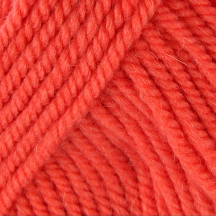 Пряжа "Зимний вариант" 95% имп.шерсть, 5% акрил объёмный 100м/100гр (396-Настурция)