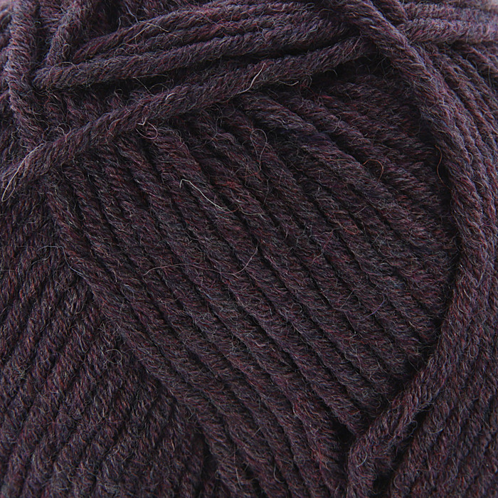 Пряжа "Зимняя премьера" 50%меринос.шерсть, 50% акрил 150м/100гр (1044-Лиловый меланж)