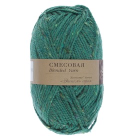 

Пряжа "Смесовая" 30% шерсть, 70% акрил 200м/200гр (434-Зеленый)