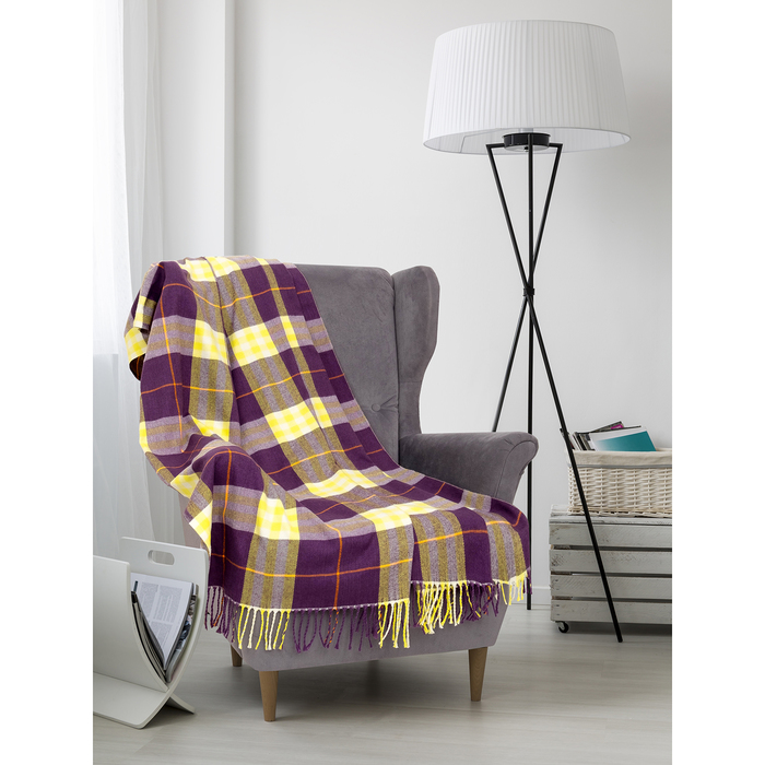 Плед Classic 111003 "Клетка" 160х220 см, 950 г/м2, п/э 100%