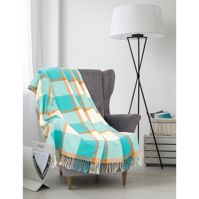 Плед Classic 111604 "Клетка" 160х220 см, 950 г/м2, п/э 100%