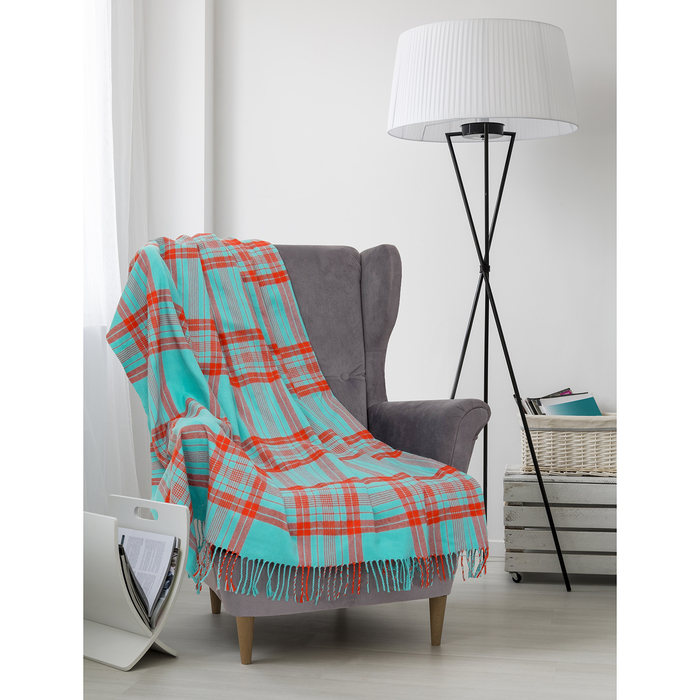 Плед Classic 115001 "Клетка" 160х220 см, 950 г/м2, п/э 100%