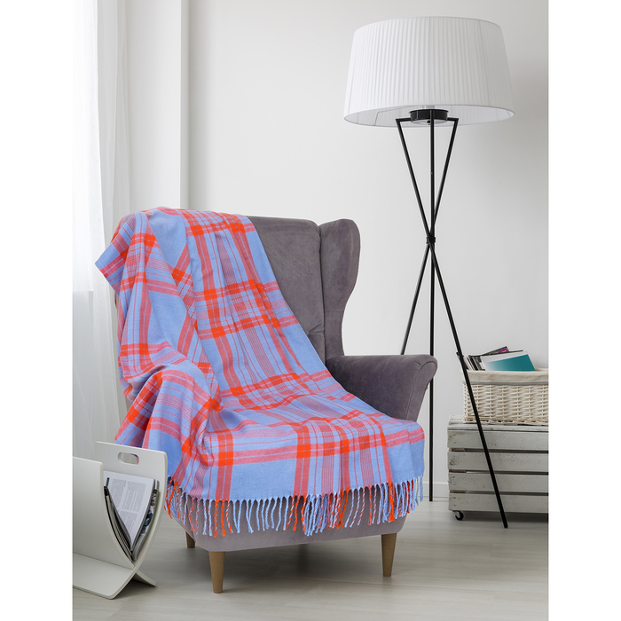 Плед Classic 115002 "Клетка" 160х220 см, 950 г/м2, п/э 100%