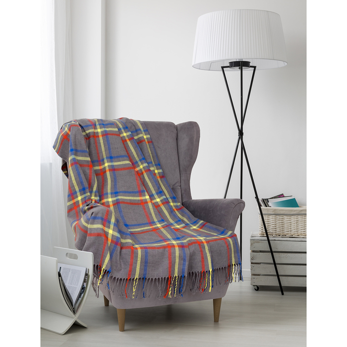 Плед Classic 115301 "Клетка" 160х220 см, 950 г/м2, п/э 100%