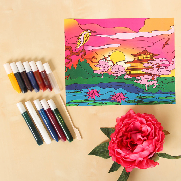 Набор для творчества «Витражная картина «Япония»