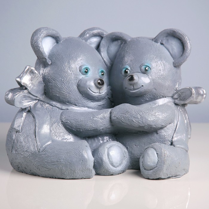 Копилка "Серые мишки" МИКС  23х36х26 см