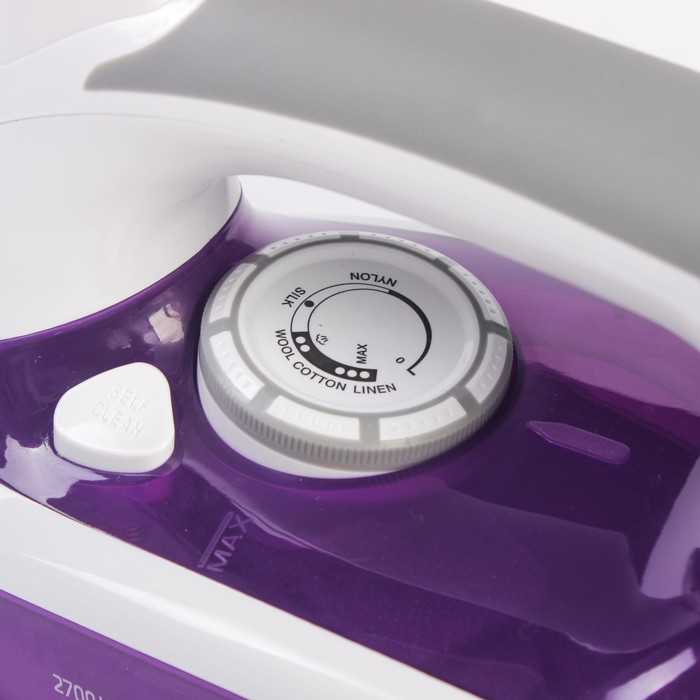 Утюг Viconte VC-434, 2700 Вт, керамическая подошва, верт. подача пара, паровой удар до 120 г, 292133