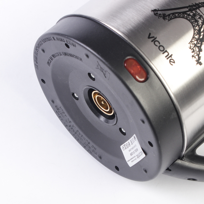 Электрочайник VC-3256, 2200 Вт, 2,2 л, нерж. сталь, вращение чайника на 360°, фильтр