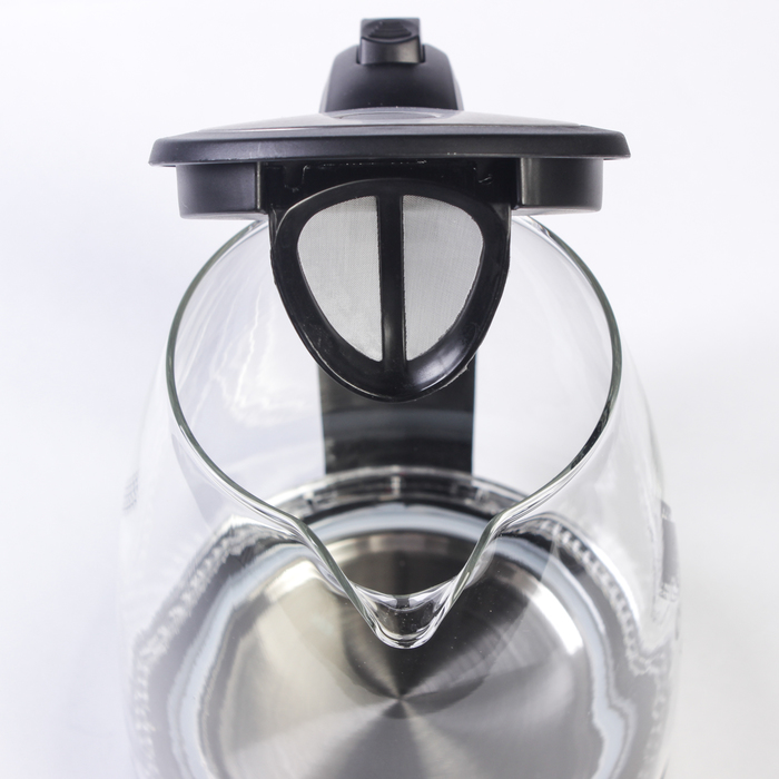 Электрочайник VC-321, 2200 Вт, 2 л, термостойкое стекло, закрытый нагр. элемент