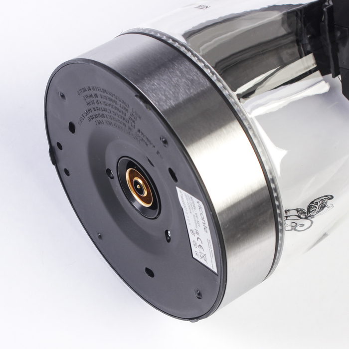 Электрочайник VC-321, 2200 Вт, 2 л, термостойкое стекло, закрытый нагр. элемент