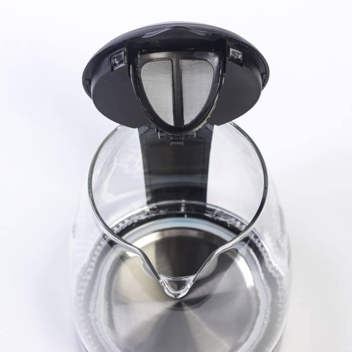 Электрочайник VC-3248, 2200 Вт, объем 2 л, термостойкое стекло, закрытый нагр. элемент