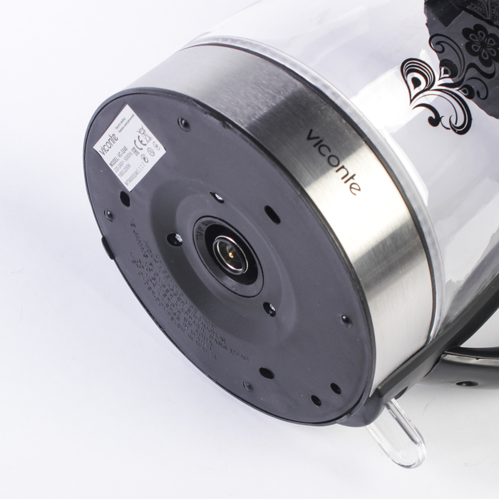 Электрочайник VC-3248, 2200 Вт, объем 2 л, термостойкое стекло, закрытый нагр. элемент