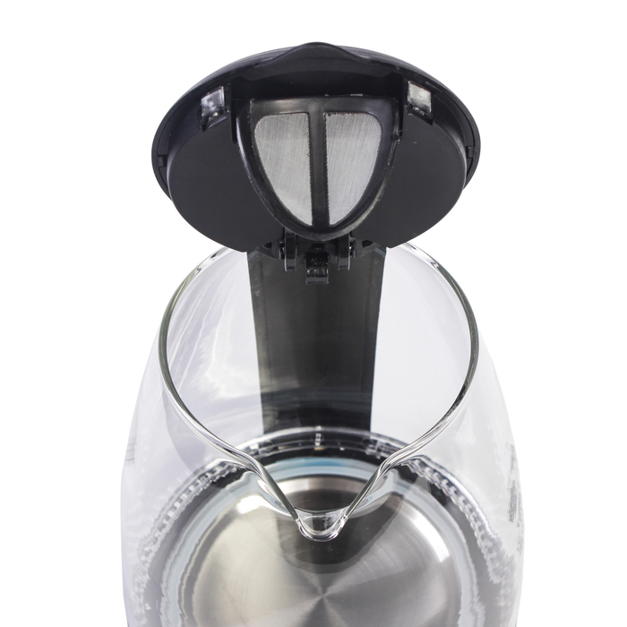 Электрочайник VC-3249, 2200 Вт, объем 2 л, термостойкое стекло, закрытый нагр. элемент