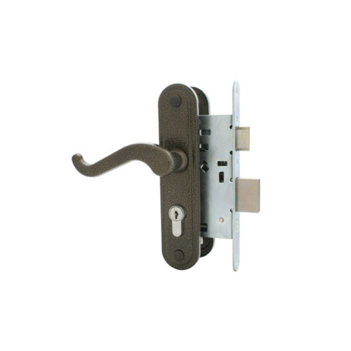 Замок врезной Димитровград "Зенит" ЗВ4-3.02, м/о 55 мм, с/руч, цвет бронза