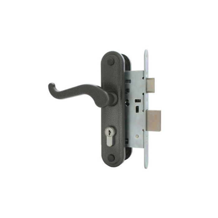 Замок врезной Димитровград "Зенит" ЗВ4-3.02, м/о 55 мм, с/руч, цвет серебро