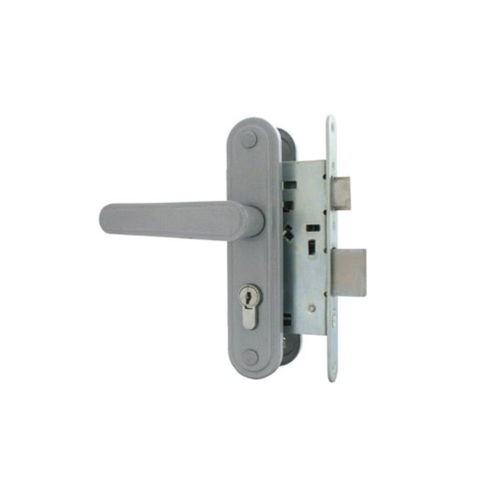 Замок врезной Димитровград "Зенит" ЗВ4-3.03, м/о 55 мм, с/руч, цвет бриллиант