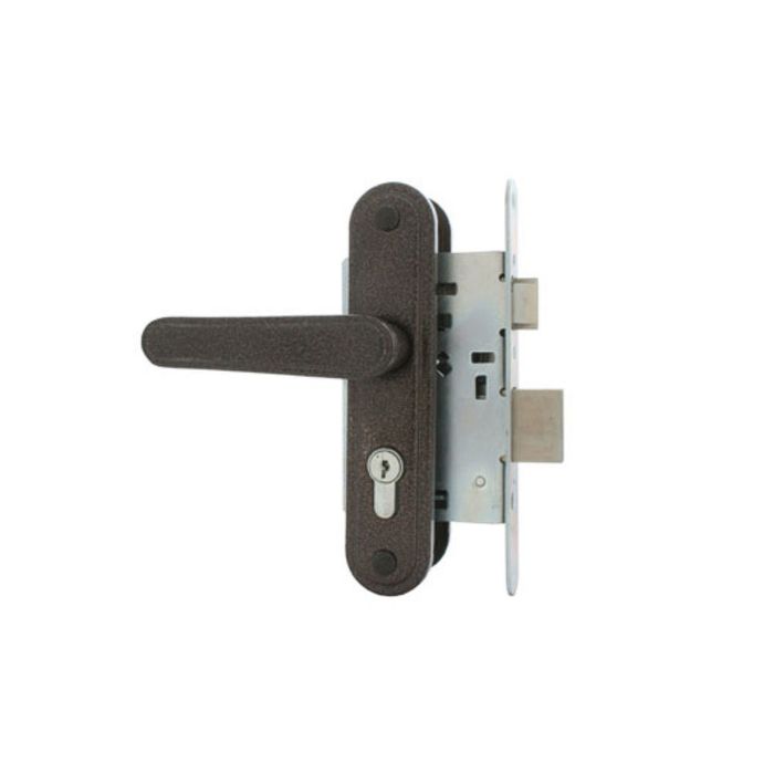 Замок врезной Димитровград "Зенит" ЗВ4-3.03, м/о 55 мм, с/руч, цвет медь