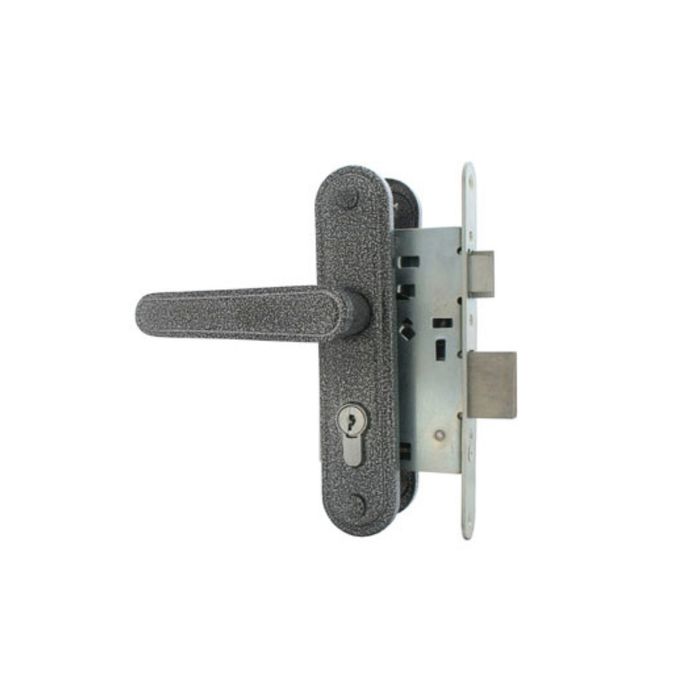 Замок врезной Димитровград "Зенит" ЗВ4-3.03, м/о 55 мм, с/руч, серебро