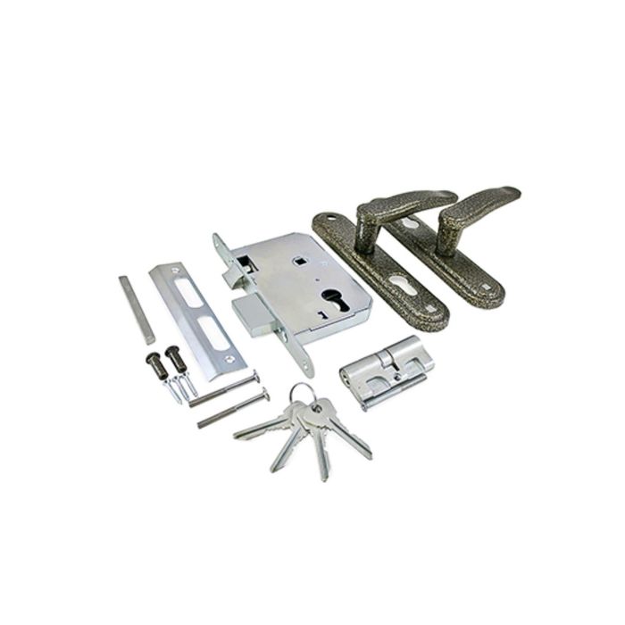 Замок врезной Димитровград "Омега" ЗВ.7.3 (ЗВ7.03), м/о 55 мм, с/руч, цвет бронза