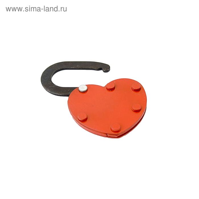 

Замок навесной "Н.Новгород" ЗВ-А, "Сердечко", цвет красный